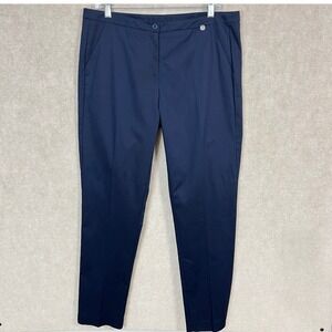 Massimo Rebecchi Navy Blue Chino‎ Trouser pants Women's Size US 10